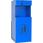 Урна для мусора уличная пристенная металлическая УП