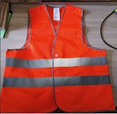 Жилет светоотражающий сигнальный оранжевый (1Э) ТР ТС 017/2011